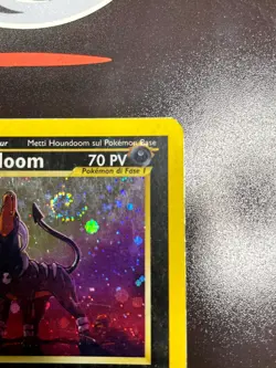 Rising Phoenix Pokemon - Houndoom 8/64 Neo Revelation Holo Rare Poor Ita #2589 - Image 3