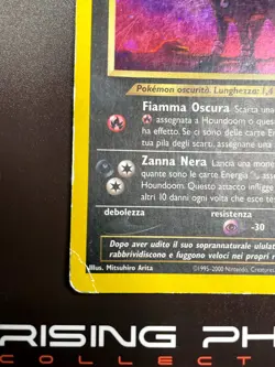 Rising Phoenix Pokemon - Houndoom 8/64 Neo Revelation Holo Rare Poor Ita #2589 - Image 4