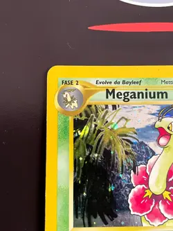 Rising Phoenix Pokemon - Meganium 11/111 Neo Genesis Holo MP Ita #2615 - Image 2