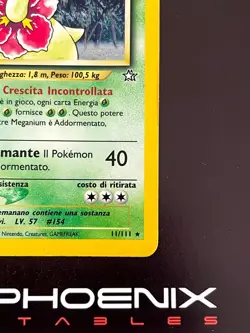 Rising Phoenix Pokemon - Meganium 11/111 Neo Genesis Holo MP Ita #2615 - Image 5
