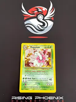 Rising Phoenix Pokemon - Meganium 10/111 Neo Genesis Holo MP Eng #2618 - Image 1