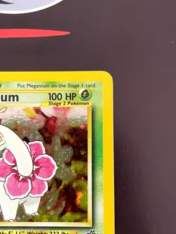 Rising Phoenix Pokemon - Meganium 10/111 Neo Genesis Holo MP Eng #2618 - Image 3