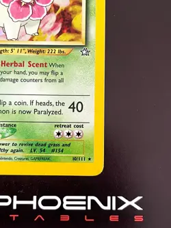 Rising Phoenix Pokemon - Meganium 10/111 Neo Genesis Holo MP Eng #2618 - Image 5