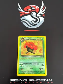 Rising Phoenix Pokemon - Dark Vileplume 13/82 Team Rocket Holo MP Eng #2620 - Image 1