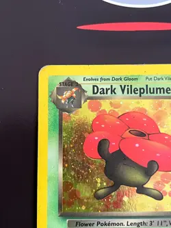 Rising Phoenix Pokemon - Dark Vileplume 13/82 Team Rocket Holo MP Eng #2620 - Image 2