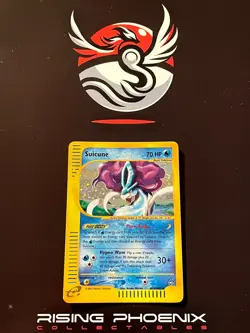 Rising Phoenix Pokemon - Suicune H25/H32 Aquapolis Holo NM Eng #2445 - Image 1