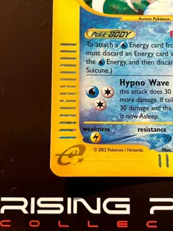 Rising Phoenix Pokemon - Suicune H25/H32 Aquapolis Holo NM Eng #2445 - Image 4