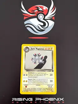 Rising Phoenix Pokemon - Dark Magneton 11/82 Team Rocket Holo MP Eng #2621 - Image 1