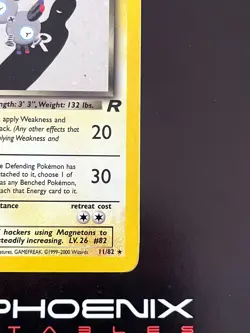 Rising Phoenix Pokemon - Dark Magneton 11/82 Team Rocket Holo MP Eng #2621 - Image 5