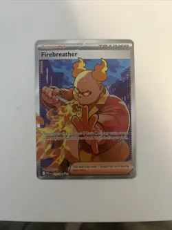 Firebreather 119/094 Full Art Trainer Ultra Rare Pokemon TCG Phantasmal Flames - Image 1