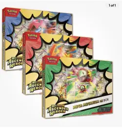 Pokemon TCG Ascended Heroes EX Box 3-Pack (Costco Exclusive Bundle) – NEW ✅ - Image 1