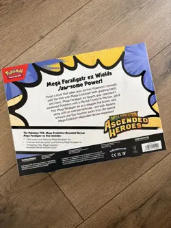 Pokemon TCG: Mega Evolution Ascended Heroes - Mega Feraligatr ex Box - BRAND NEW - Image 2