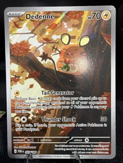 Pokemon Dedenne 093/088 NM Illustration Rare Perfect Order - IN HAND - Image 1