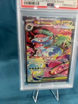 2025 Pokemon Mega Evolutions Venusaur EX Special Illustration Rare #177 PSA 10 - Image 4