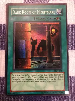 Dark Room of Nightmare - PGD-082 - Super Rare YuGiOh! TCG Pharaonic Guardian - Image 1