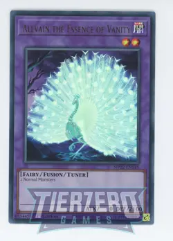 Yugioh MP22-EN145 Allvain the Essence of Vanity Ultra Rare 1st Edition Near Mint - Image 1