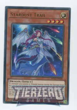 Yugioh MP22-EN120 Stardust Trail Ultra Rare 1st Edition Near Mint - Image 1