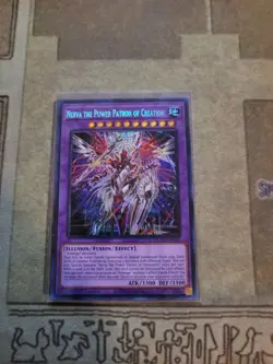YUGIOH NERVA THE POWER PATRON OF CREATION DUAD-EN033 SECRET 1ST ED NM - Image 1