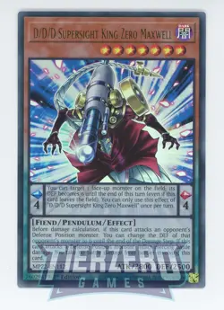 Yugioh MP22-EN112 D/D/D Supersight King Zero Maxwell Ultra Rare 1st Edition NM - Image 1