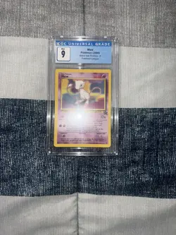 2000 Pokemon Black Star Promos Mew 8 Pokemon League CGC 9 MINT - Image 1