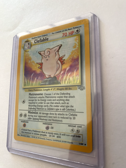 Pokemon TCG Clefable Jungle 1/64 Holo Unlimited Holo Rare - Image 2