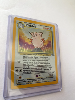 Pokemon TCG Clefable Jungle 1/64 Holo Unlimited Holo Rare - Image 3