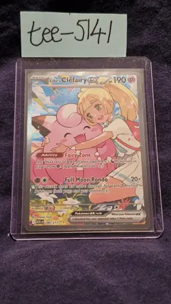 Pokemon TCG Lillie's Clefairy EX SIR #280/217; Ascended Heroes Pack Fresh - Image 2