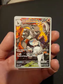 Pokemon TCG Team Rocket's Houndoom Illustration Rare Destined Rivals 191/182 - Image 1