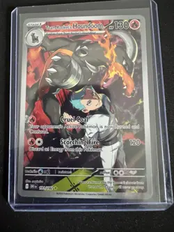 Pokemon TCG Team Rocket's Houndoom Illustration Rare Destined Rivals 191/182 - Image 1