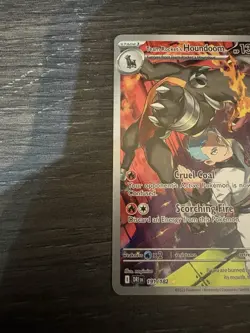 Pokemon TCG Team Rocket's Houndoom Illustration Rare Destined Rivals 191/182 - Image 2