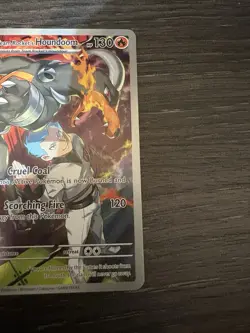 Pokemon TCG Team Rocket's Houndoom Illustration Rare Destined Rivals 191/182 - Image 3