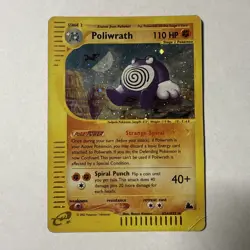 2003 Pokemon Poliwrath H24/H32 Holo Rare Skyridge e-Reader WOTC Era - Image 1