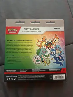Pokemon First Partner Illustration Collection Series 1 Box 2022 English 3 Cards - Image 2