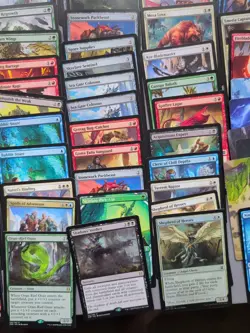 MTG 165 Zendikar Rising Card Lot.Nm. Inc Rares. Nimble Trapfinder,Linvala - Image 4