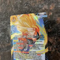 SS Gogeta Light Shining Through Hell Leader Foil Dragon Ball Super Card Game NM - Image 5