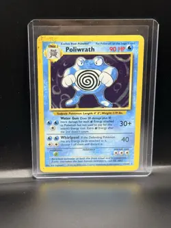 Poliwrath 013/102 Base Set Holo Card - Image 1