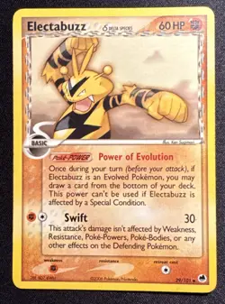 Electabuzz (Delta Species) 29/101 Uncommon Dragon Frontiers Pokemon Card NM - Image 1