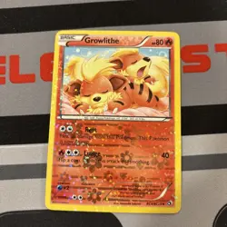 Pokemon Growlithe RC4/RC25 Legendary Treasures Radiant Collection Holo LP - Image 1