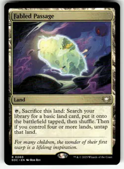 FABLED PASSAGE #60 MTG COMMANDER: EDGE OF ETERNITIES RARE - Image 1