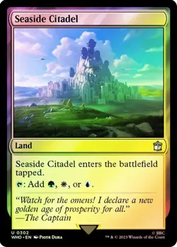 Seaside Citadel Foil Showcase Doctor Who Commander NM MTG - Image 1