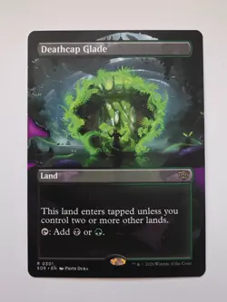 Deathcap Glade (Borderless) Secrets of Strixhaven Regular R 0301 NM Pack Fresh - Image 1