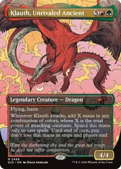NM MTG REGULAR KLAUTH UNRIVALED ANCIENT SECRET LAIR ROLL FOR INITIATIVE - Image 1