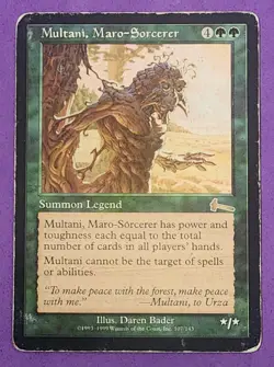 MTG Magic The Gathering - Multani, Maro -Sorcerer - Urza's Legacy HP edge wear - Image 1