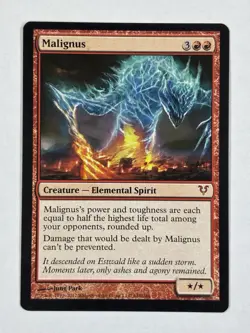 Malignus #148 Avacyn Restored AVR MTG English Regular Elemental Spirit - Image 1