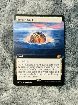 Fomori Vault SSP 🔥 NM Extended Art MTG OTJ Magic the Gathering BORDERLESS SSP - Image 1
