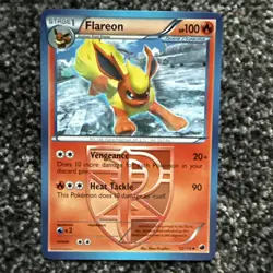 Pokemon TCG Flareon (Team Plasma) LP Plasma Freeze Uncommon 12/116 - Image 1