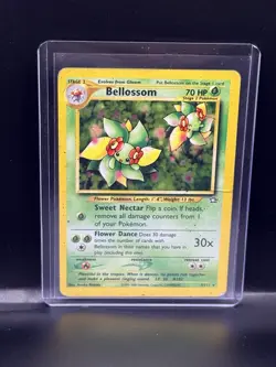 Pokemon TCG Bellossom Neo Genesis Holo Rare Card 3/111 - Image 1