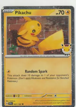 Pikachu (Pokemon Day 2026) Miscellaneous Cards & Products MCAP 051/162 NM - Image 1