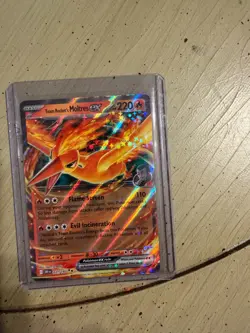 Pokemon TCG Pokemon Team Rocket's Moltres Ex Double Rare Holo - Image 1