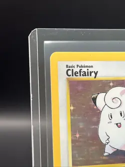 Pokemon TCG Clefairy Base Set Holo Unlimited Rare Card 5/102 - Image 2